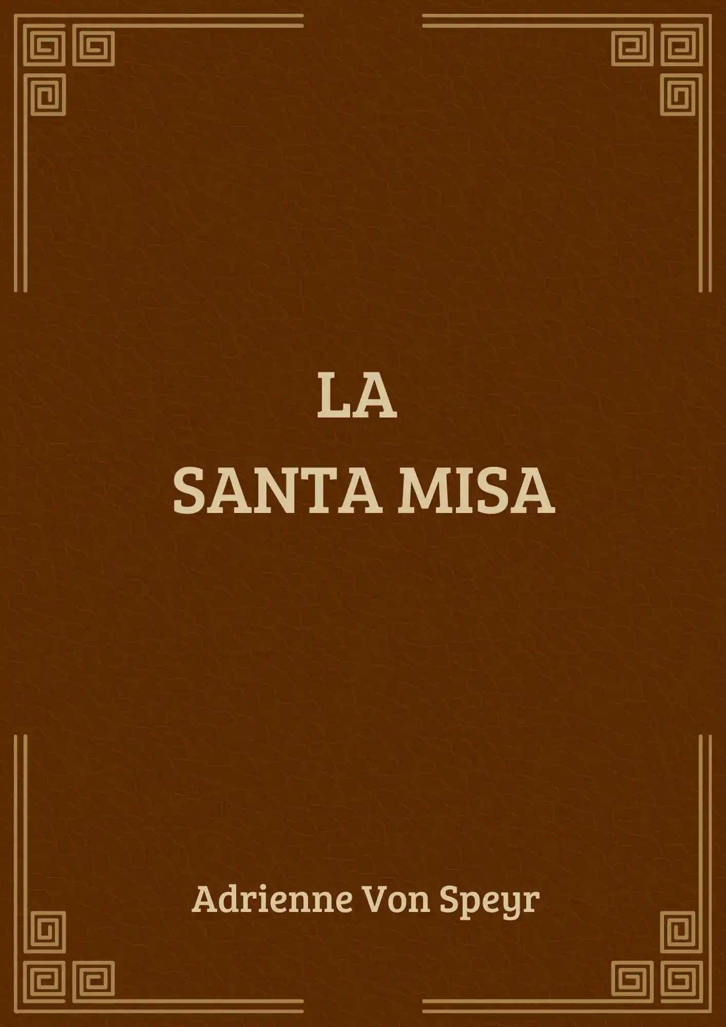 Portada del libro La Santa Misa